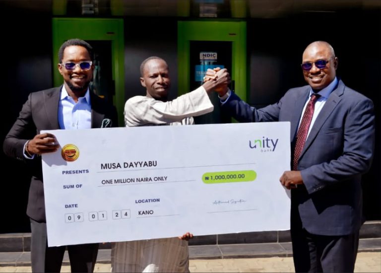 Unity Bank Customer Wins N1m In CashToken Rewards Promo