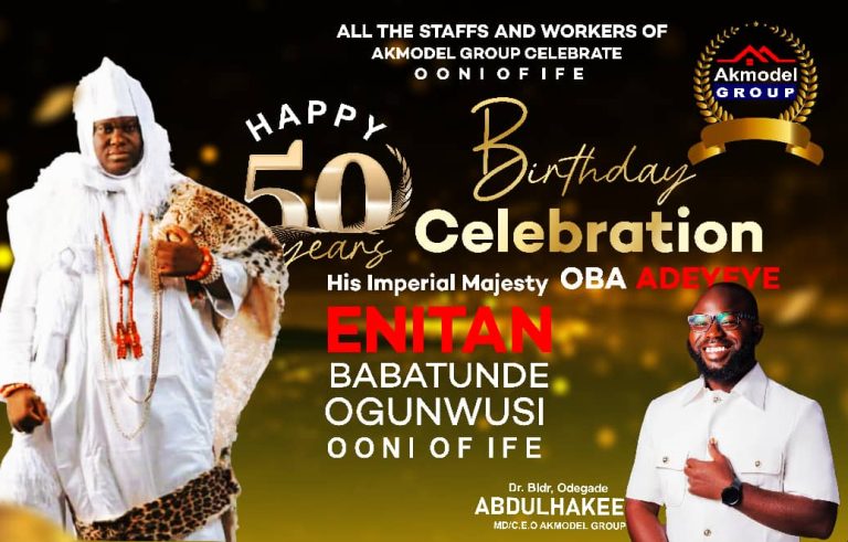 AKMODEL Shines at Lagos Builders Conference, Celebrates Ooni of Ife at 50